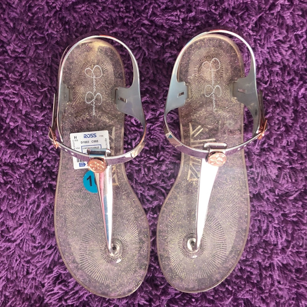 Jessica Simpson Rose Gold Sandals